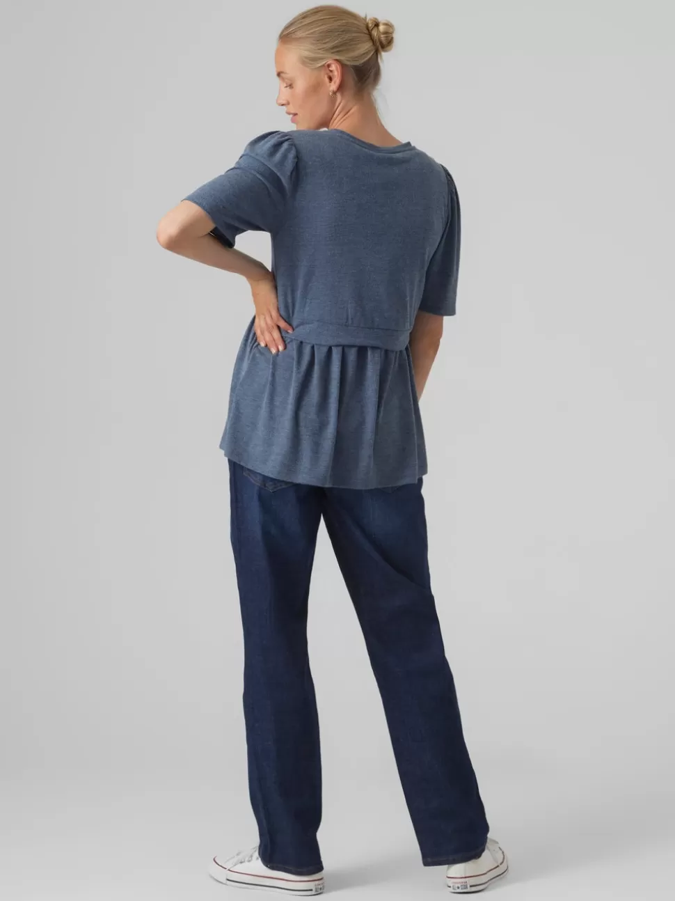 Jeans^VERO MODA Boyfriend Fit Jeans Dark Blue Denim