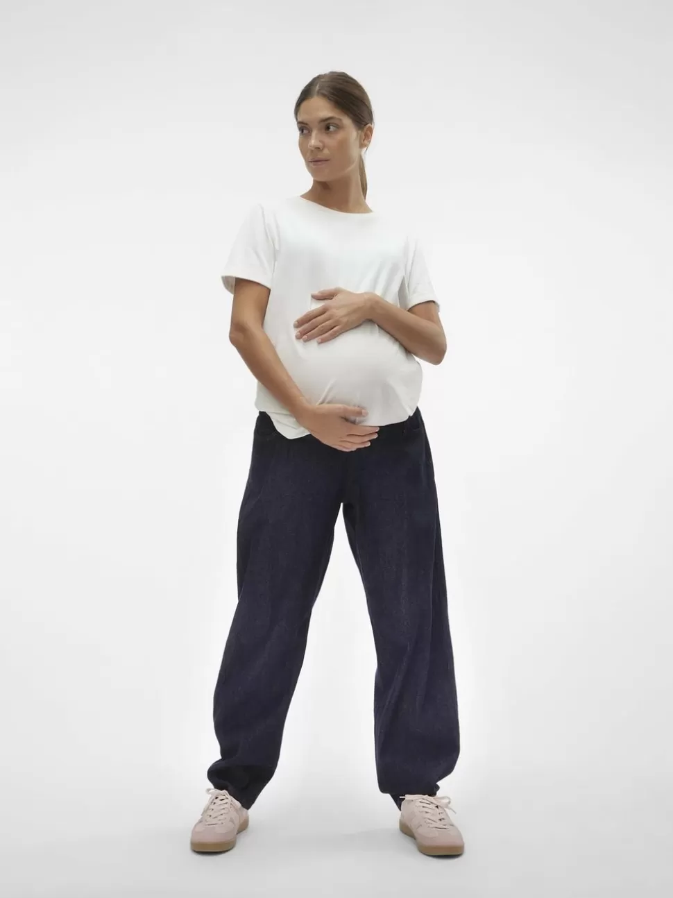 Jeans^VERO MODA Mamma-jeans Dark Blue Denim