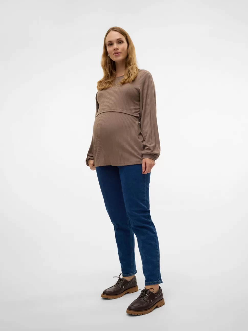 Jeans^VERO MODA Mamma-jeans Dark Blue Denim