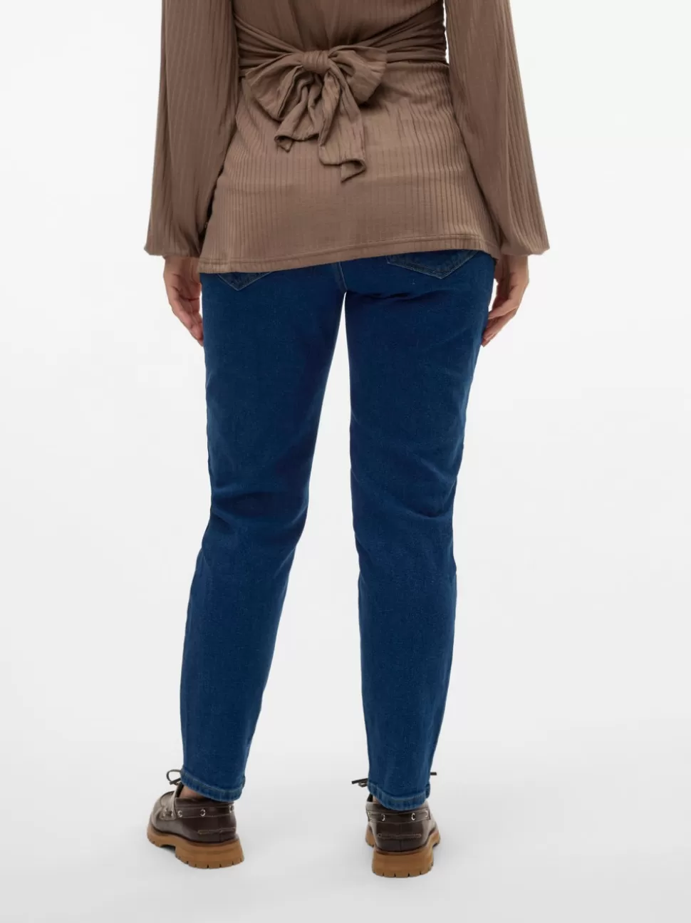Jeans^VERO MODA Mamma-jeans Dark Blue Denim
