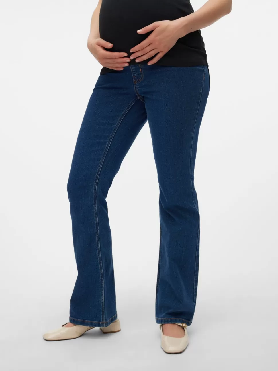Jeans^VERO MODA Mamma-jeggings Dark Blue Denim