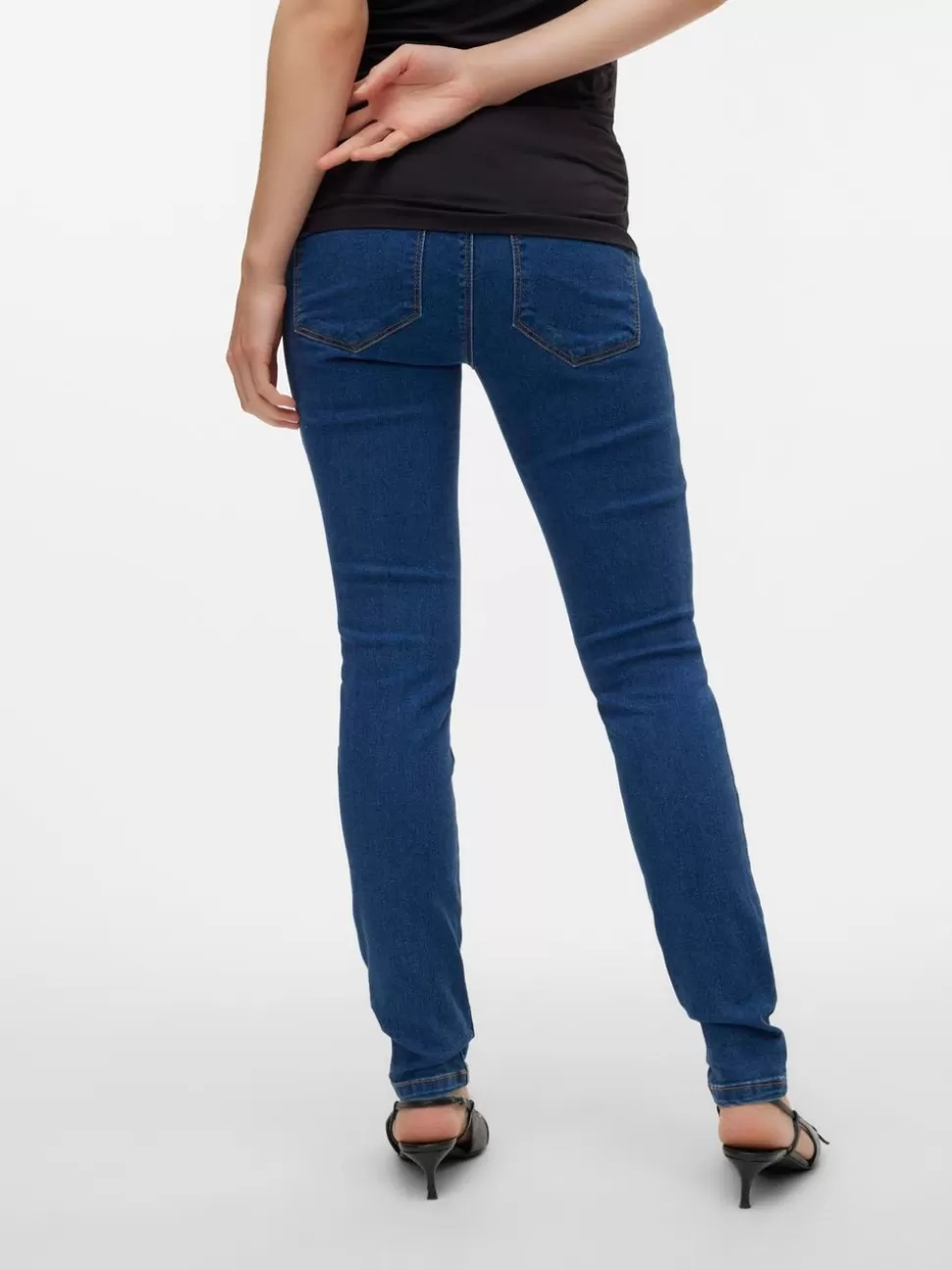 Jeans^VERO MODA Mamma-jeggings Dark Blue Denim