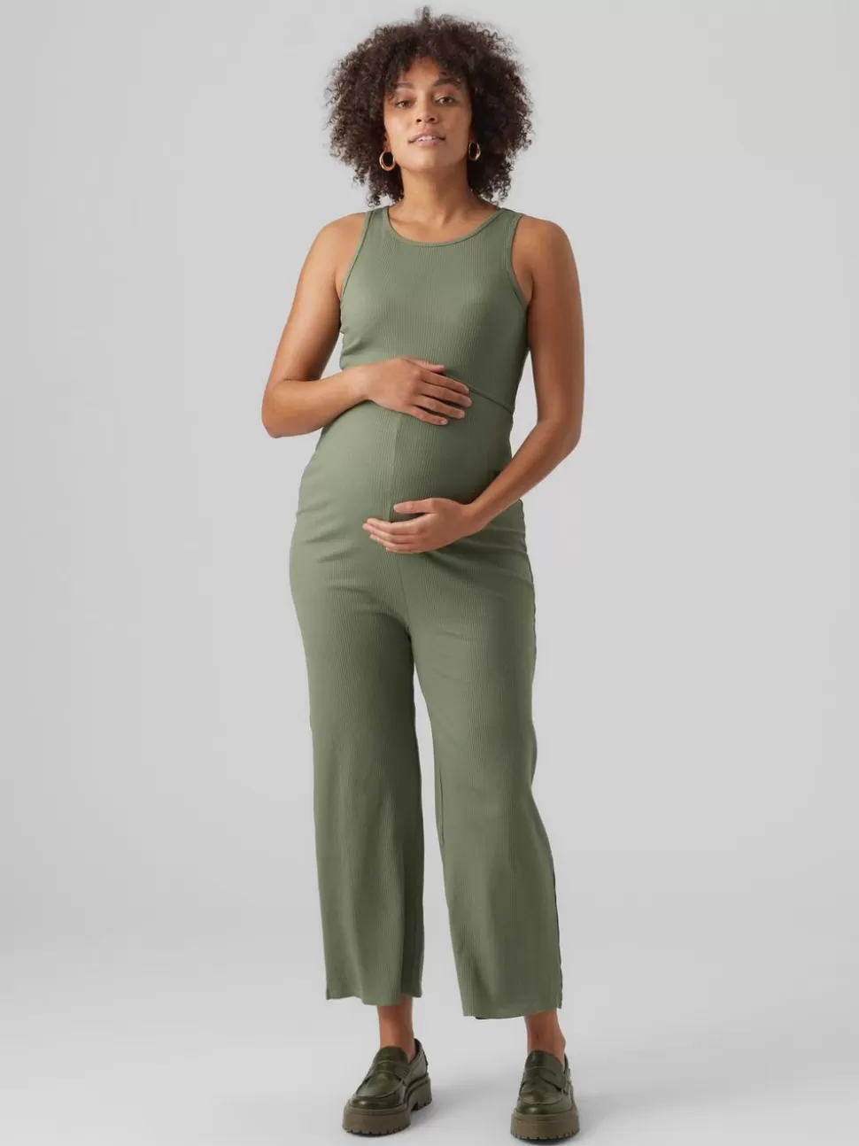 Byxor^VERO MODA Mamma-jumpsuit Sea Spray