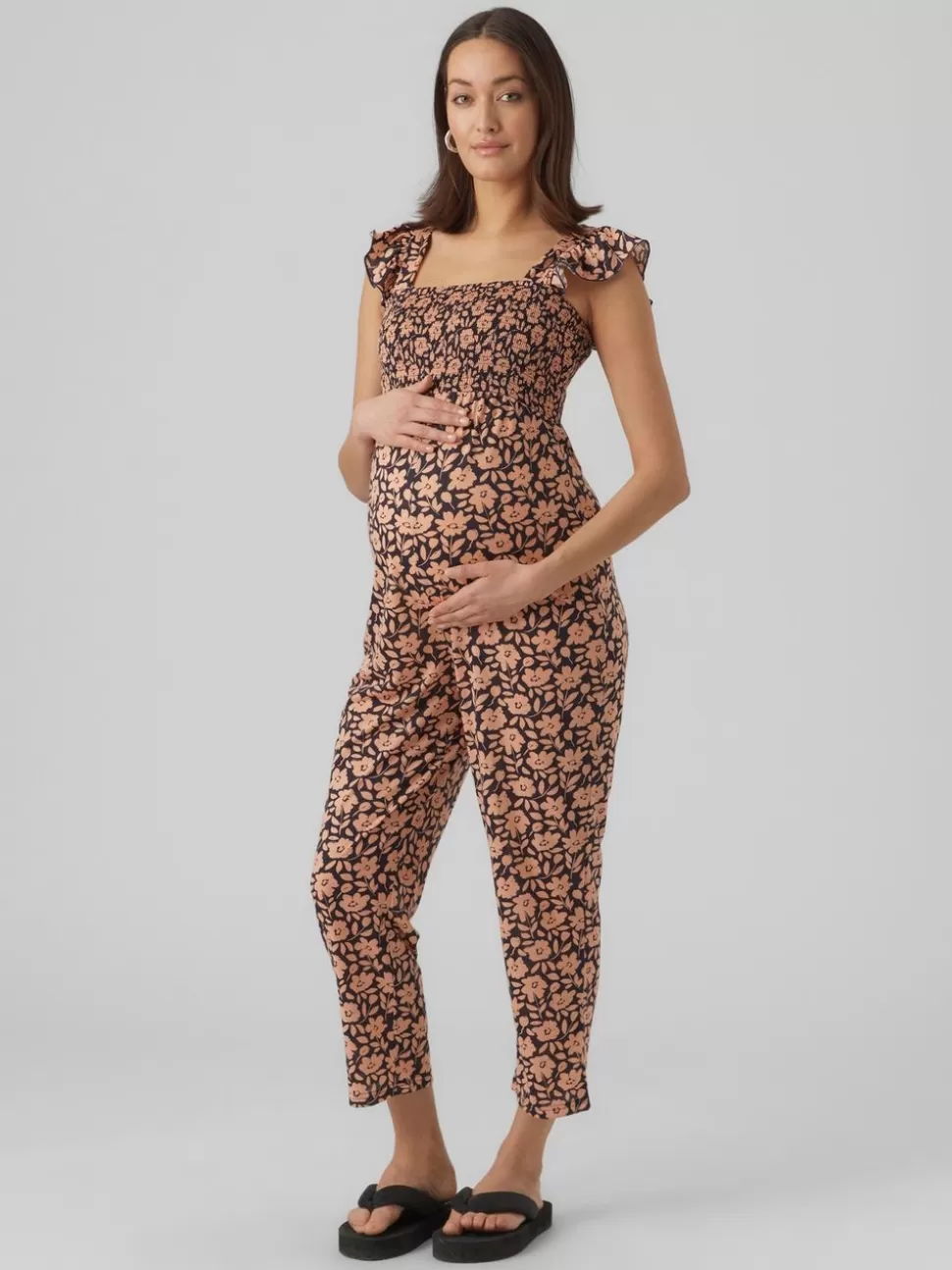 Byxor^VERO MODA Mamma-jumpsuit Parisian Night