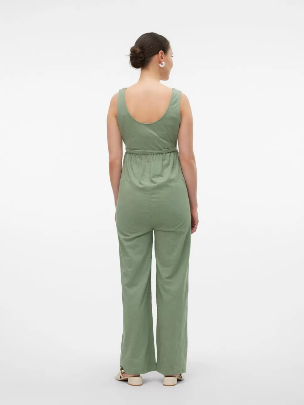 Byxor^VERO MODA Mamma-jumpsuit Hedge Green