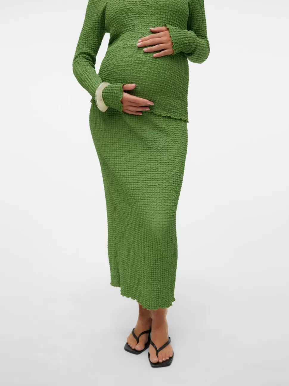 Kjolar^VERO MODA Mamma-kjol Forest Green