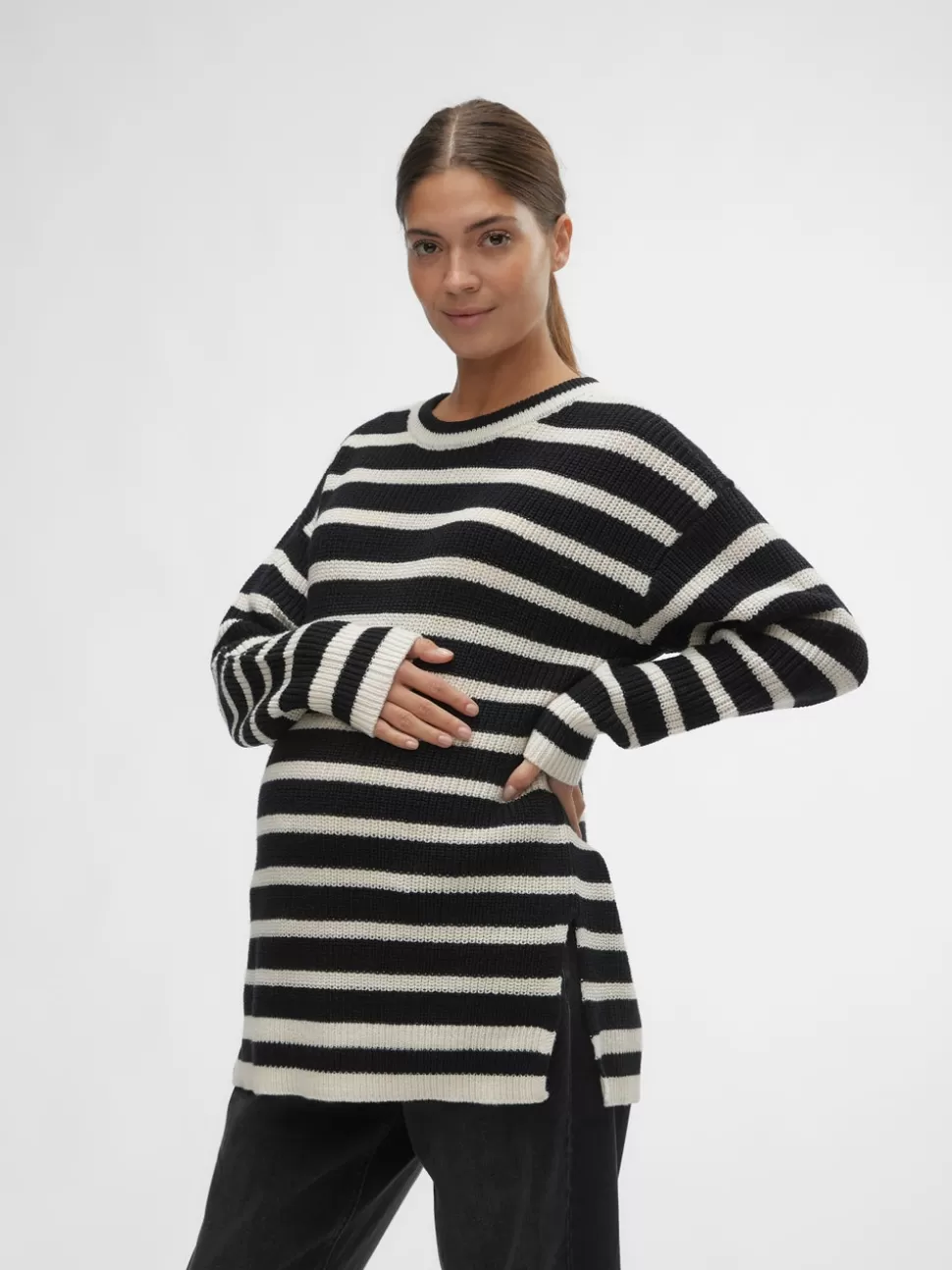 Stickat | Stickat^VERO MODA Mamma-stickad Birch