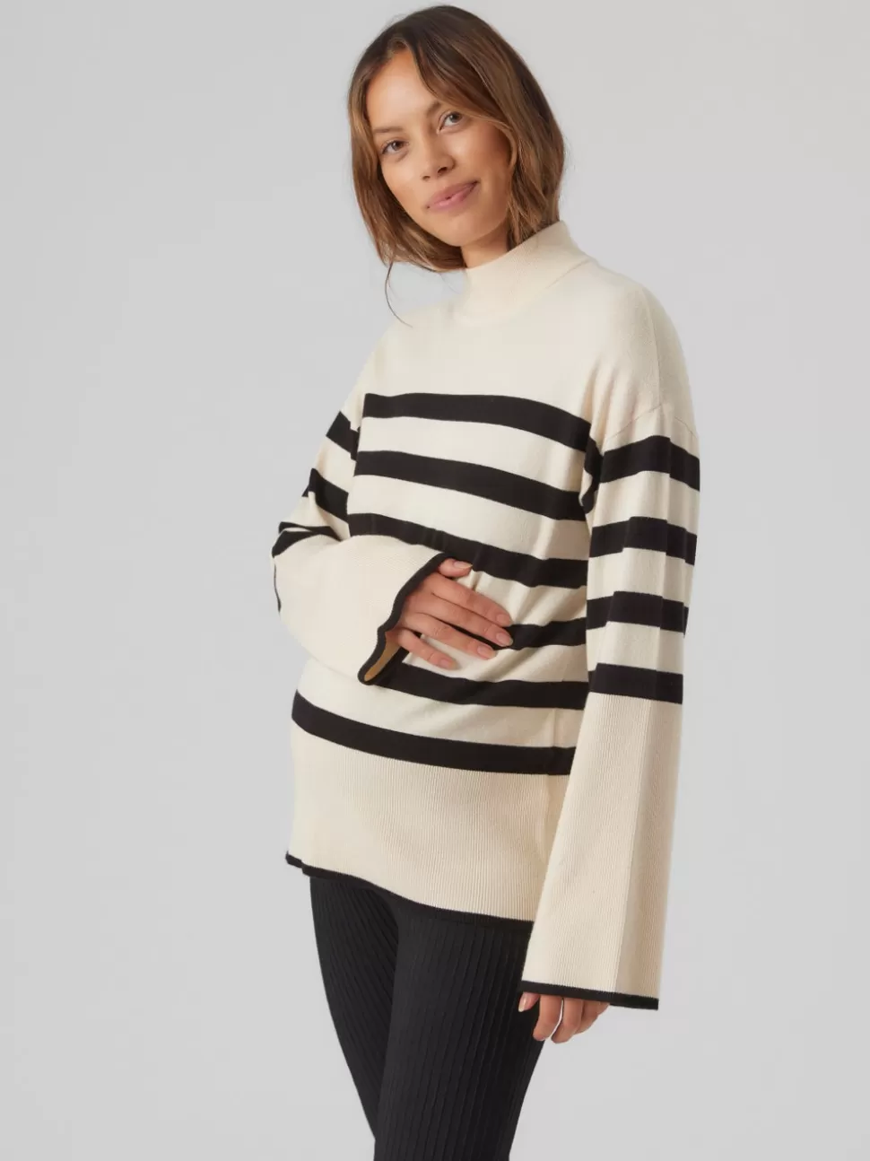 Stickat | Stickat^VERO MODA Mamma-stickad Birch