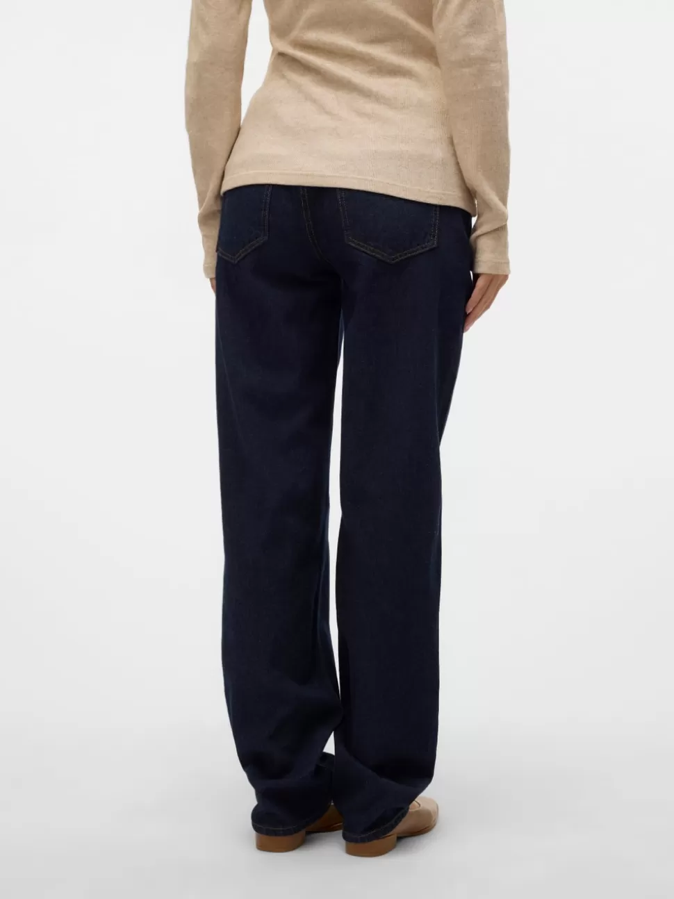 Jeans^VERO MODA Maternity-jeans Dark Blue Denim