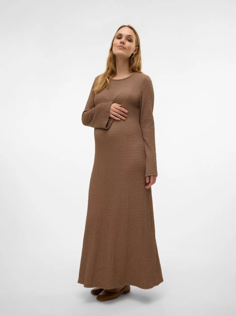 Klänningar^VERO MODA MLNICOLLA Gravidklänning Fossil