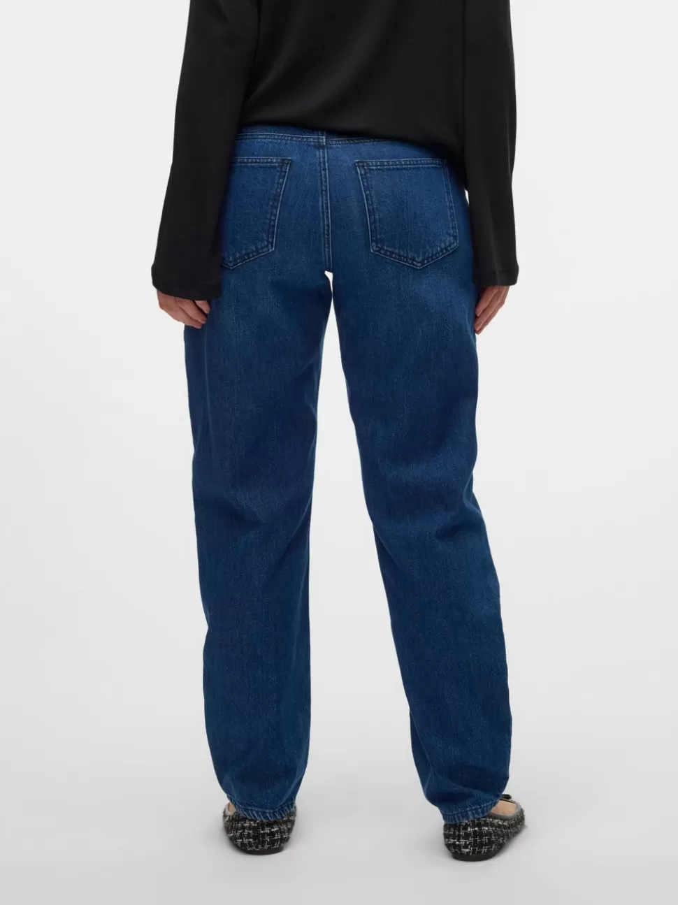 Jeans^VERO MODA Normal Passform Jeans Dark Blue Denim