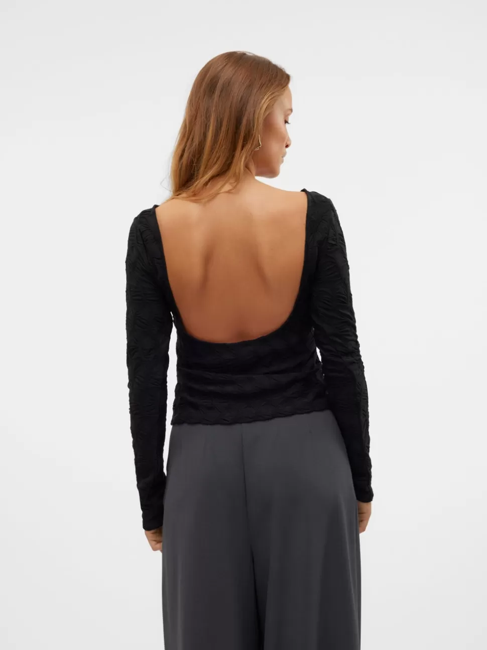 Toppar^VERO MODA SNCALLI Topp Black Bean