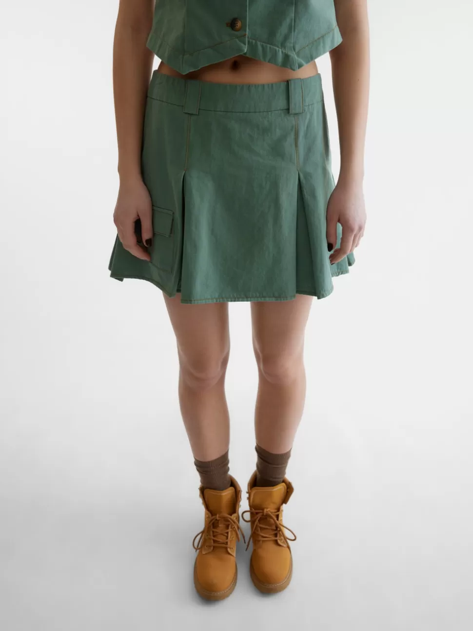 Kjolar^VERO MODA SNCAM Minikjol Watercress