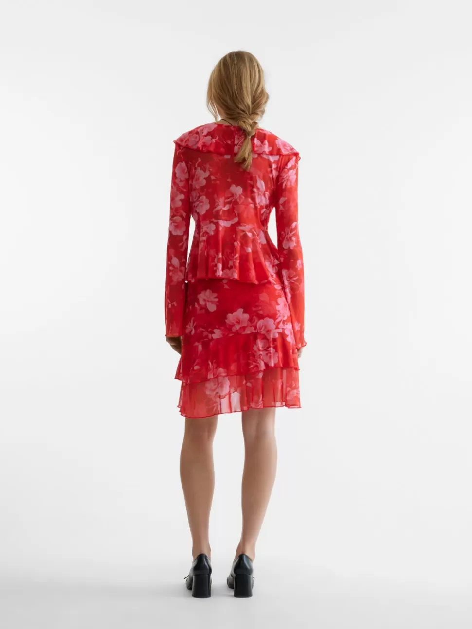 Kjolar^VERO MODA SNCECILIA Minikjol Salsa