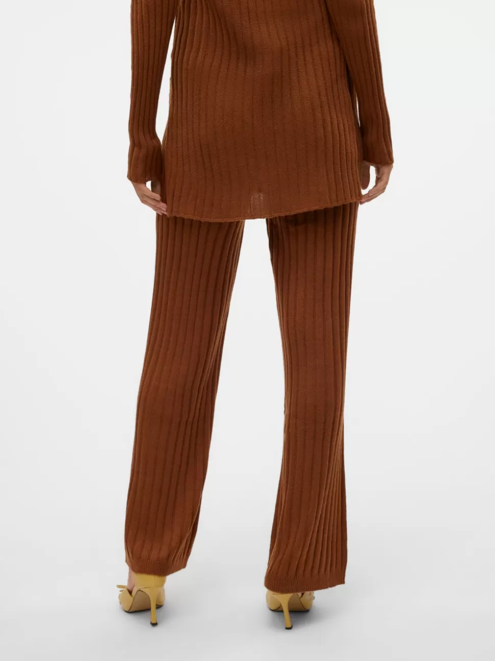 Byxor^VERO MODA SNCHRISSY Hög Midja Byxor Dachshund