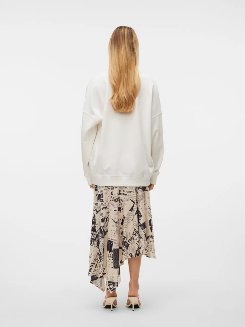 Sweatshirts^VERO MODA SNEMILY Sweatshirt Star White