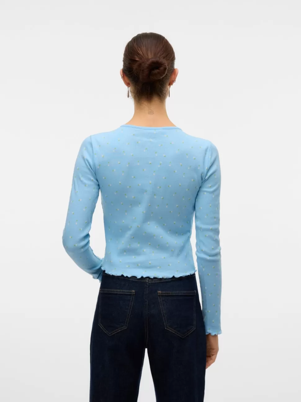 Toppar^VERO MODA SNHARRY Topp Airy Blue