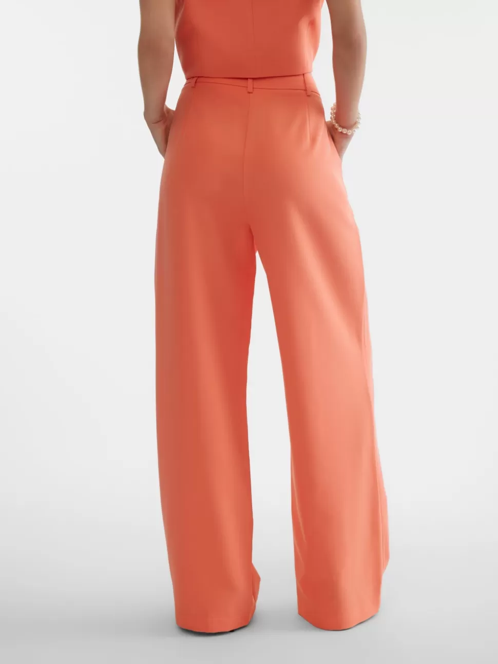 Byxor^VERO MODA SNJENNIFER Skräddarsydda Byxor Camellia