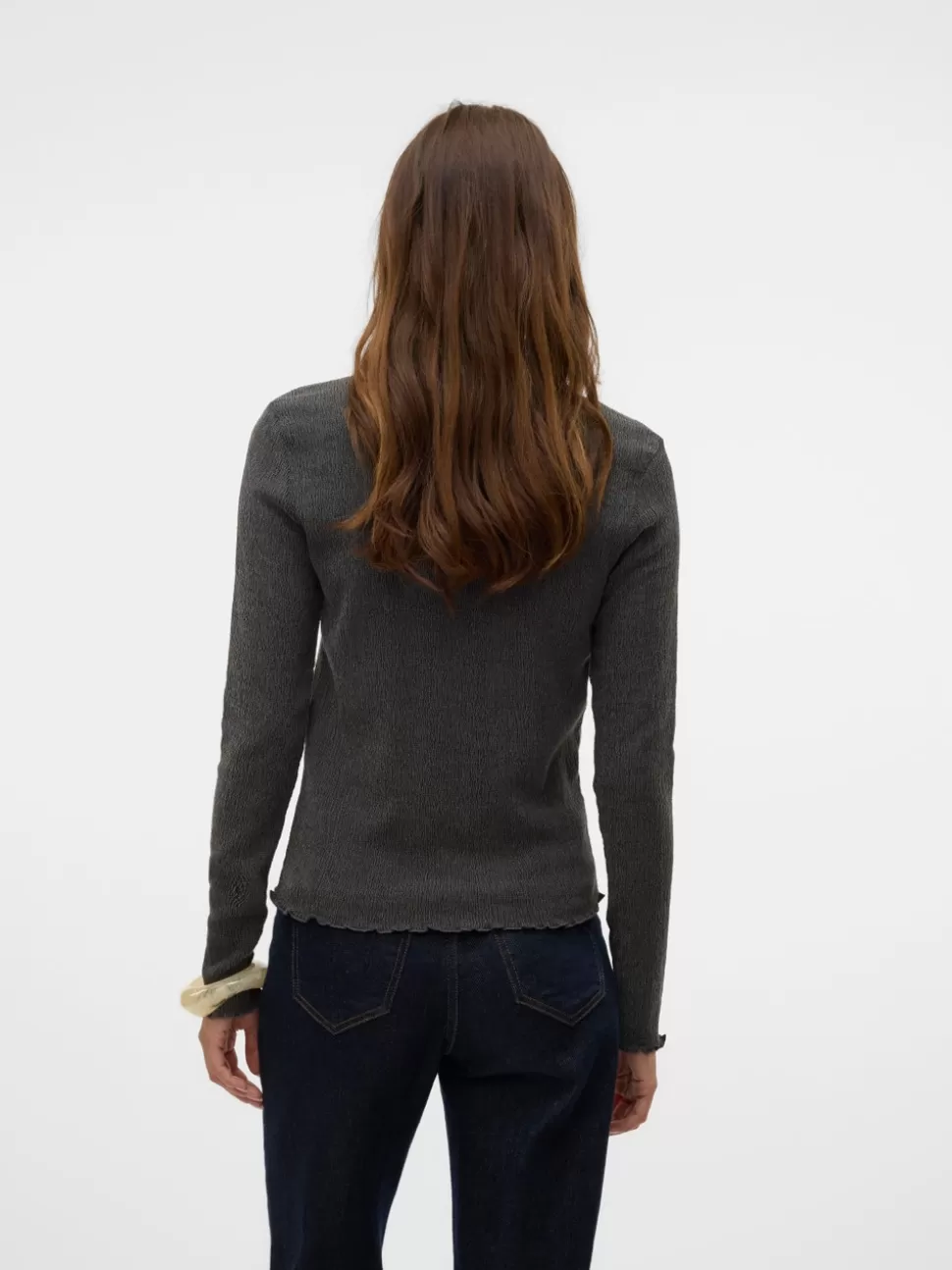 Toppar^VERO MODA SNLUNA Topp Asphalt