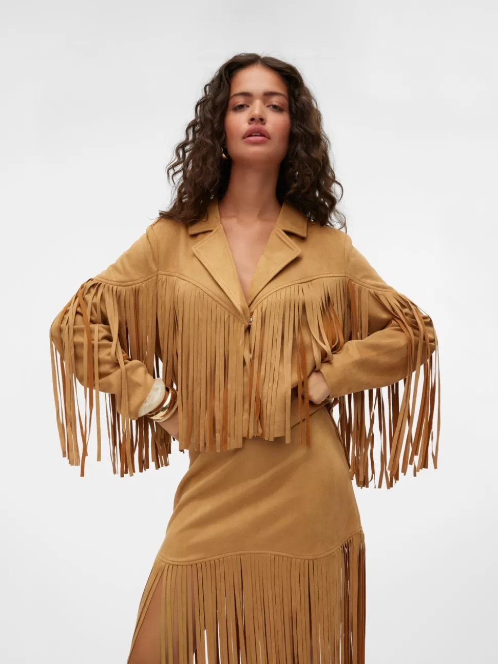 Jackor^VERO MODA SNMALLY Jacka Inca Gold
