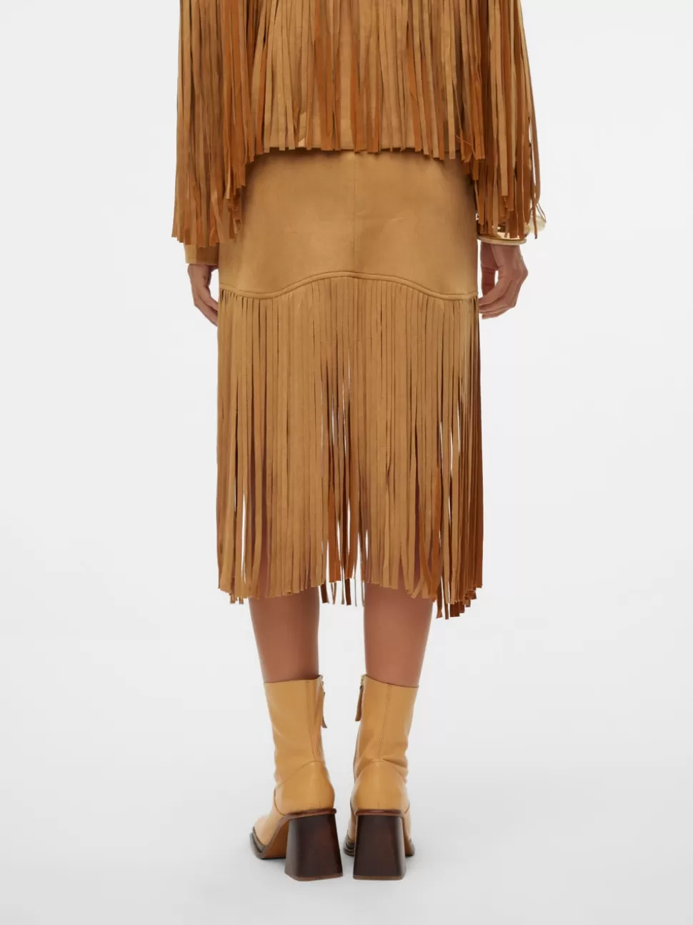 Kjolar^VERO MODA SNMALLY Kort Kjol Inca Gold