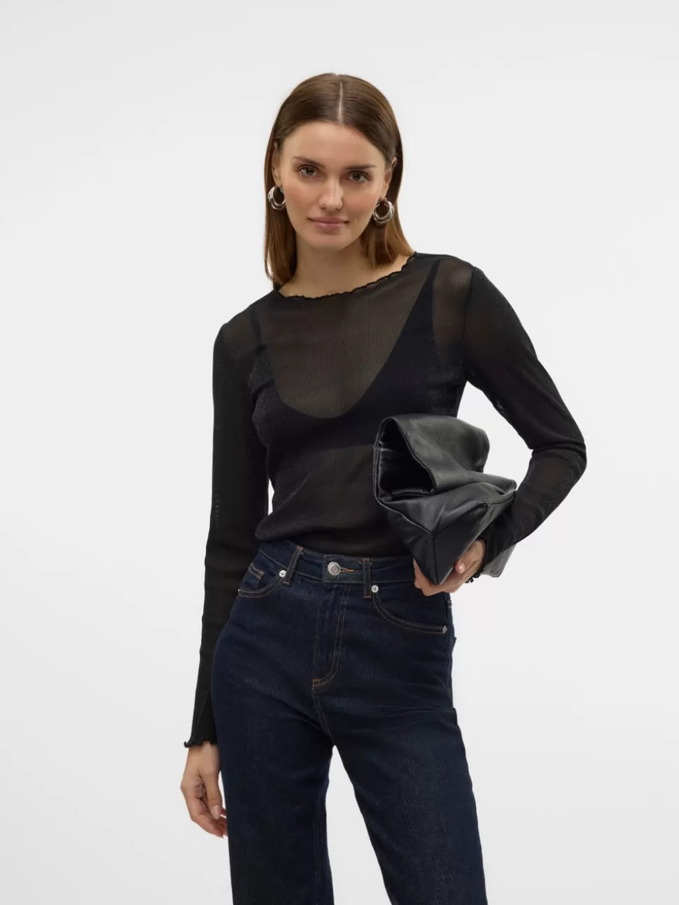 Festkläder | Toppar^VERO MODA SNSHIMMER Topp Black