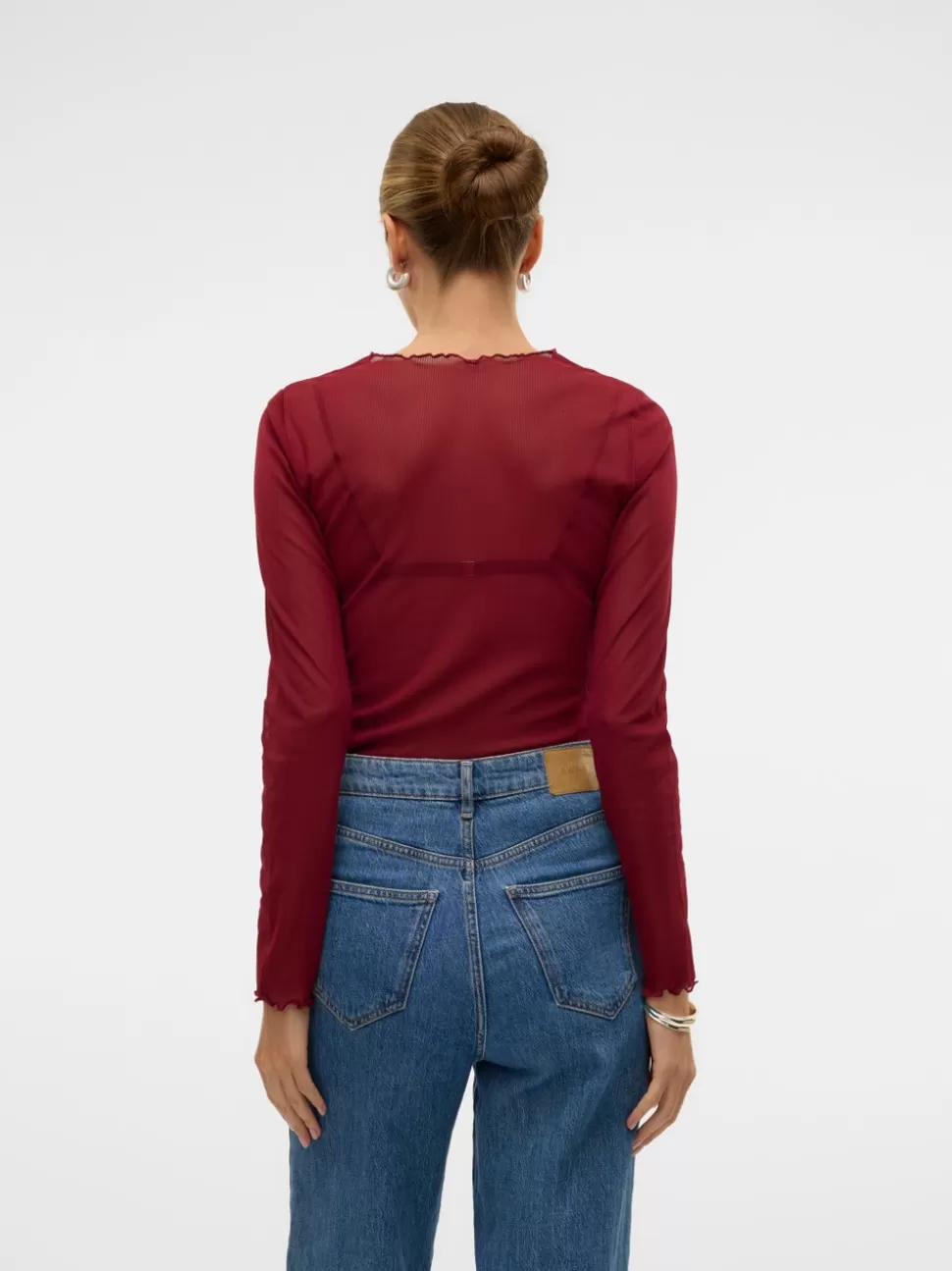 Festkläder | Toppar^VERO MODA SNSHIMMER Topp Cabernet