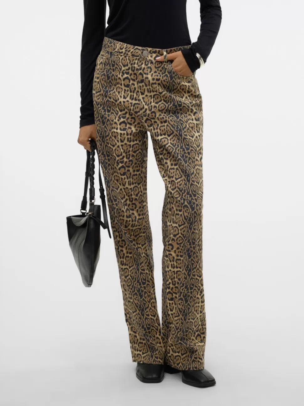 Jeans | Festkläder^VERO MODA SNTOKEY Låg Midja Rak Passform Jeans Nomad