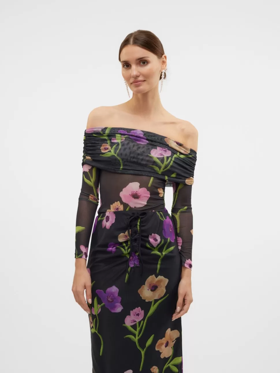 Toppar^VERO MODA SNTRINA Topp Black Bean