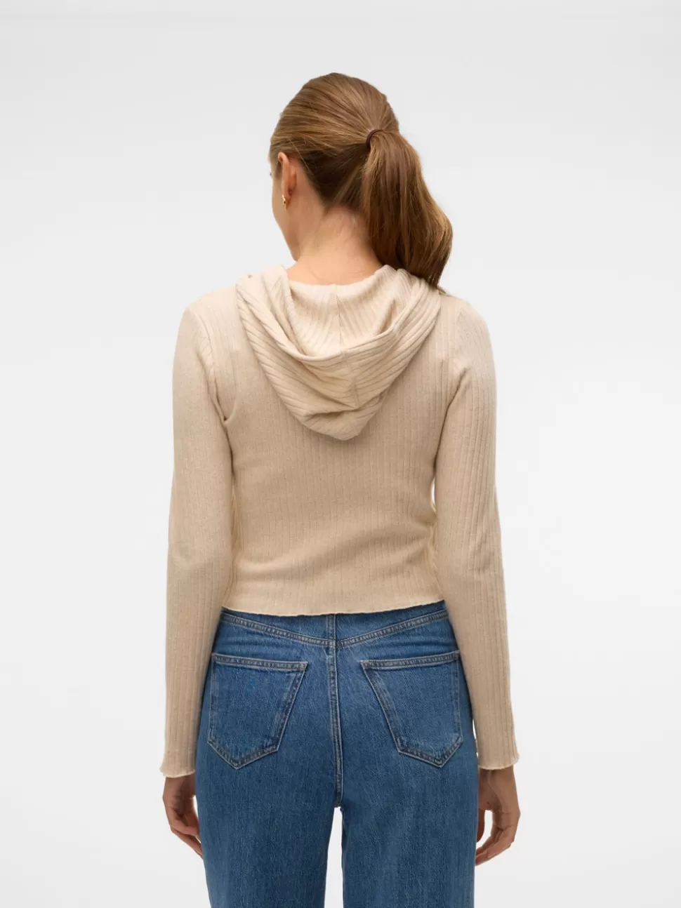 Toppar^VERO MODA SNVIO Kofta Oatmeal