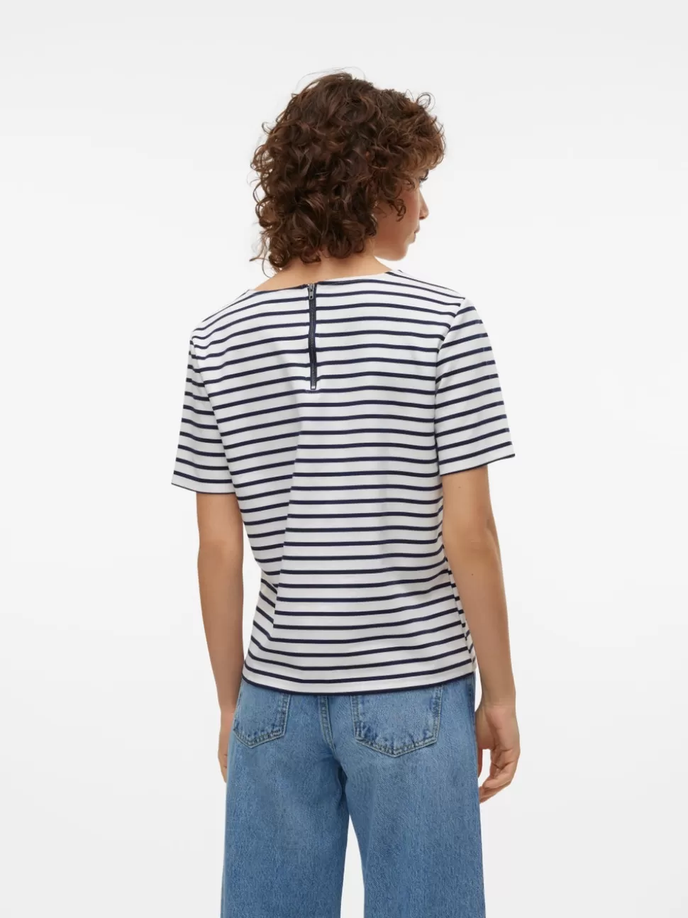 Basics | Toppar^VERO MODA VMABBY T-shirt Snow White