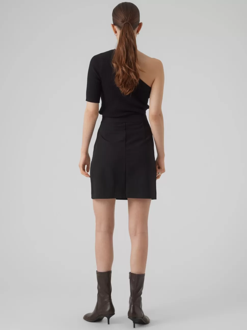 Kjolar^VERO MODA VMAILAALIA Hög Midja Kort Kjol Black