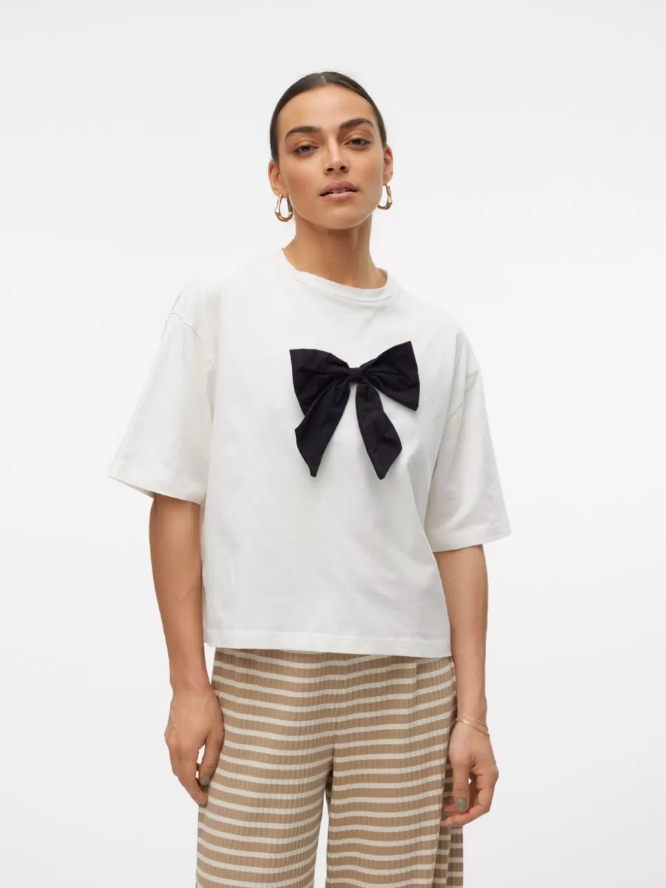 Toppar^VERO MODA VMALICE T-shirt Star White