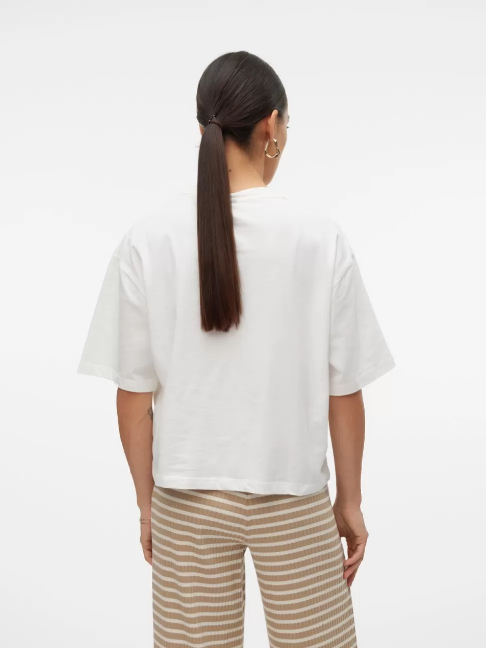 Toppar^VERO MODA VMALICE T-shirt Star White