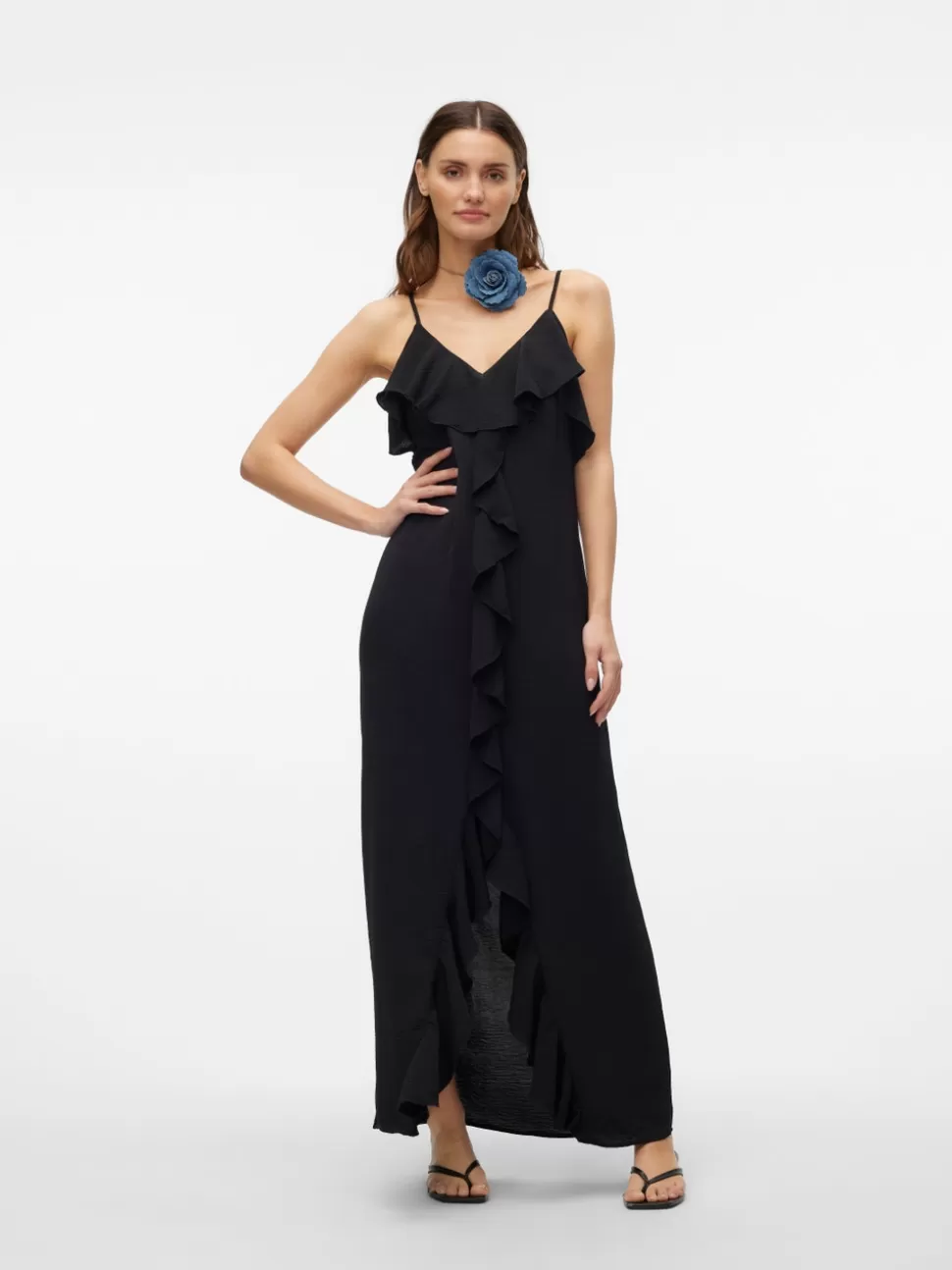 Klänningar | Festkläder^VERO MODA VMALVA Lång Klänning Black