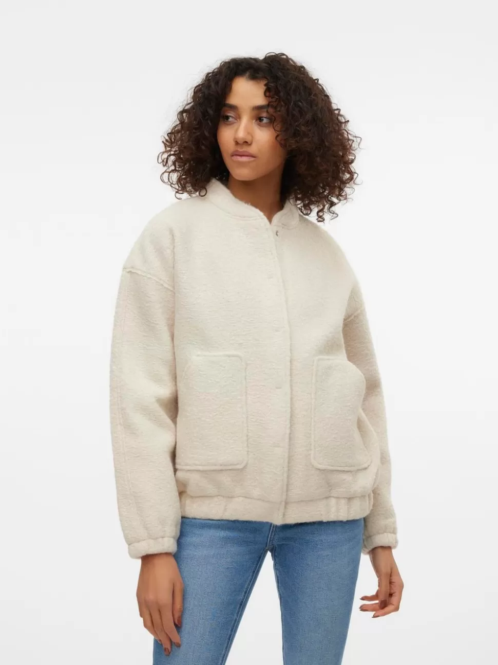 Jackor^VERO MODA VMAMBER Jacka Oatmeal