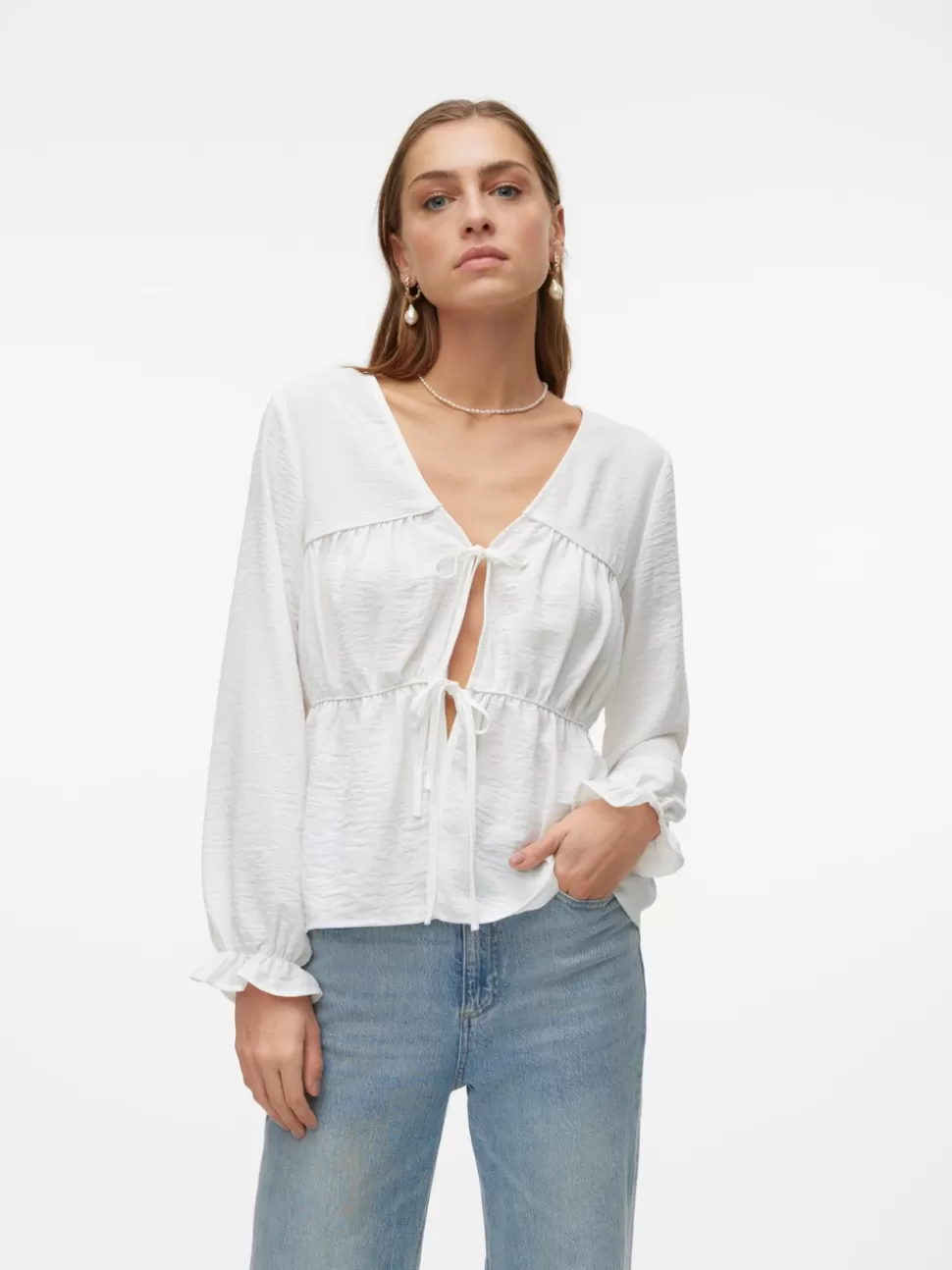Festkläder | Toppar^VERO MODA VMANNA Topp Snow White