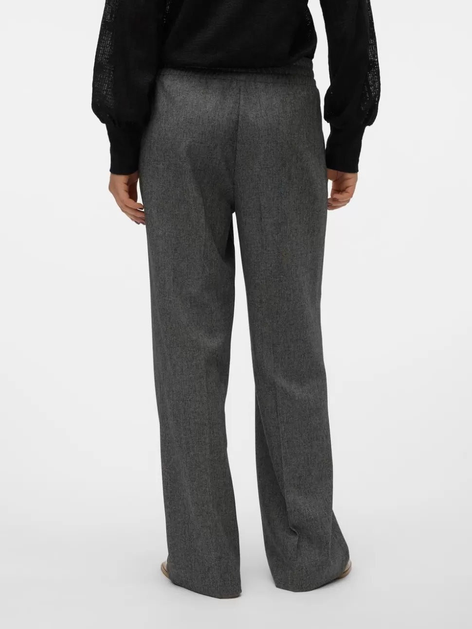 Byxor^VERO MODA VMANNI Medelhög Midja Byxor Black