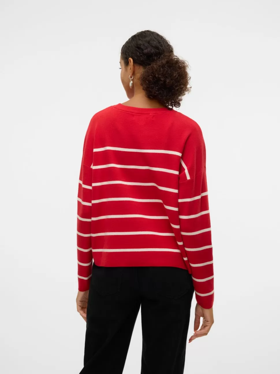 Stickat^VERO MODA VMARIA Pullover Salsa