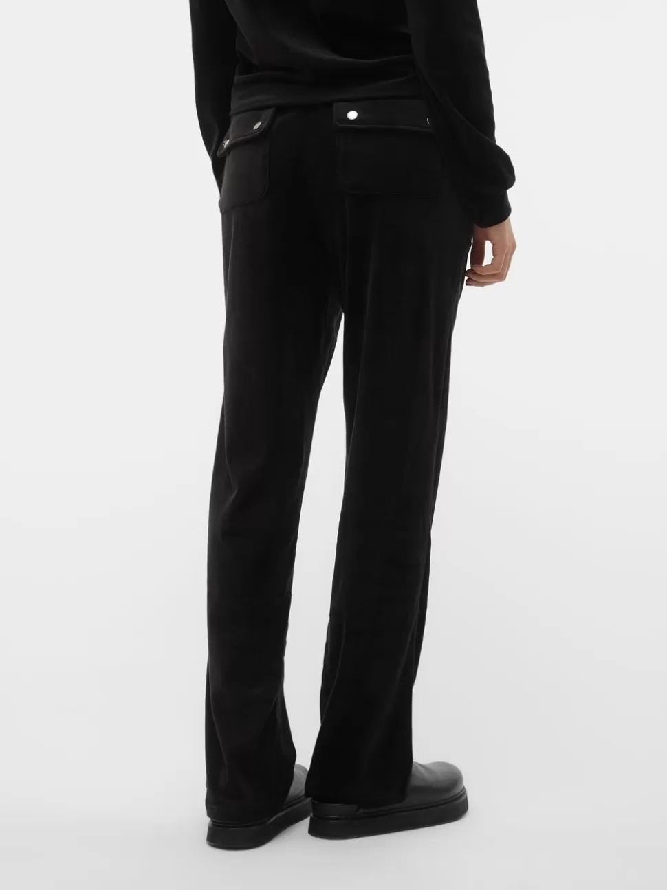 Byxor^VERO MODA VMATHENA Hög Midja Byxor Black