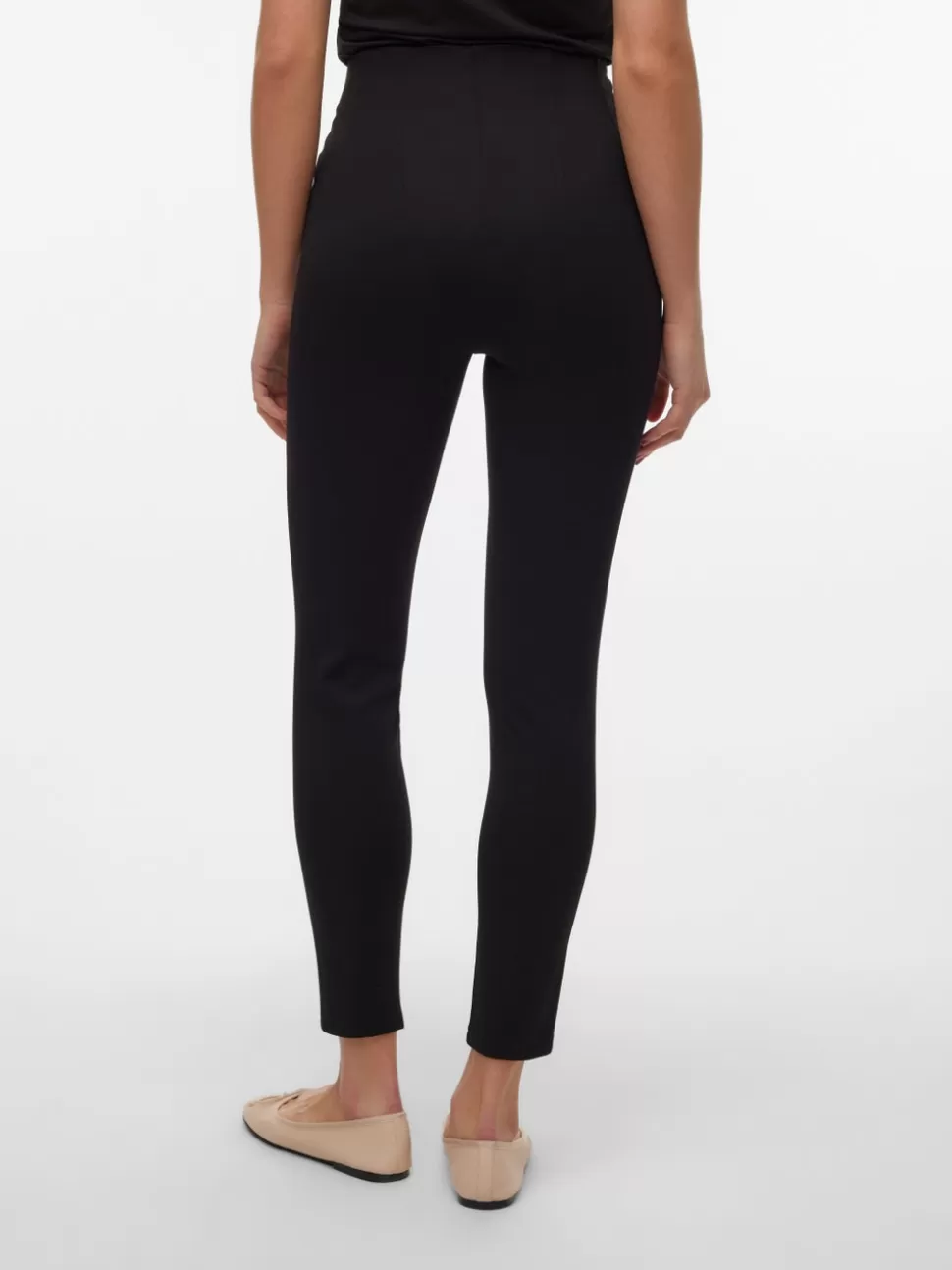 Byxor^VERO MODA VMAUGUSTA Hög Midja Leggings Black
