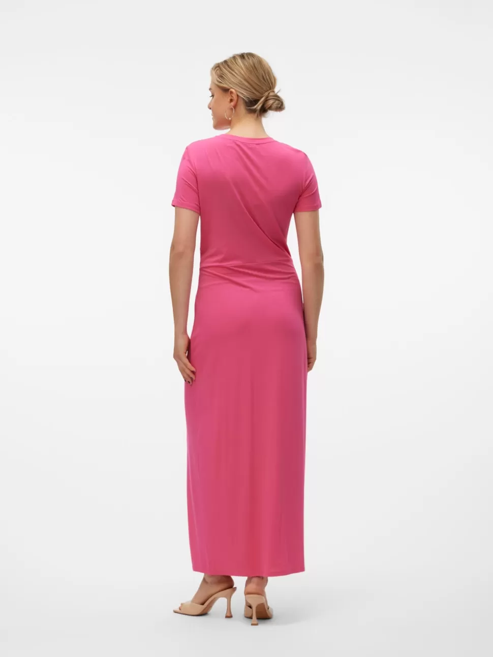 Klänningar^VERO MODA VMAVA Lång Klänning Raspberry Sorbet