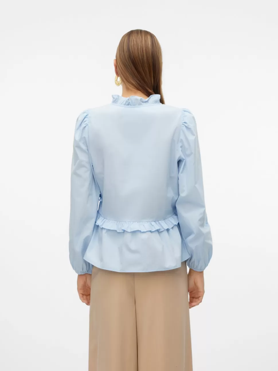 Toppar^VERO MODA VMAYA Topp Cashmere Blue