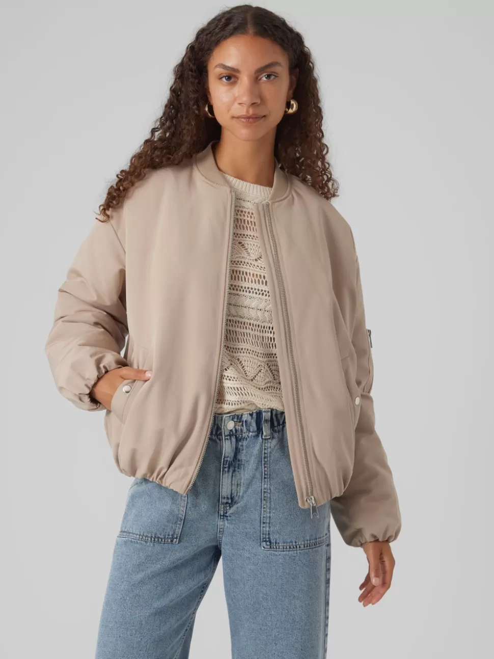 Jackor^VERO MODA VMBARCELONA Jacka Silver Mink