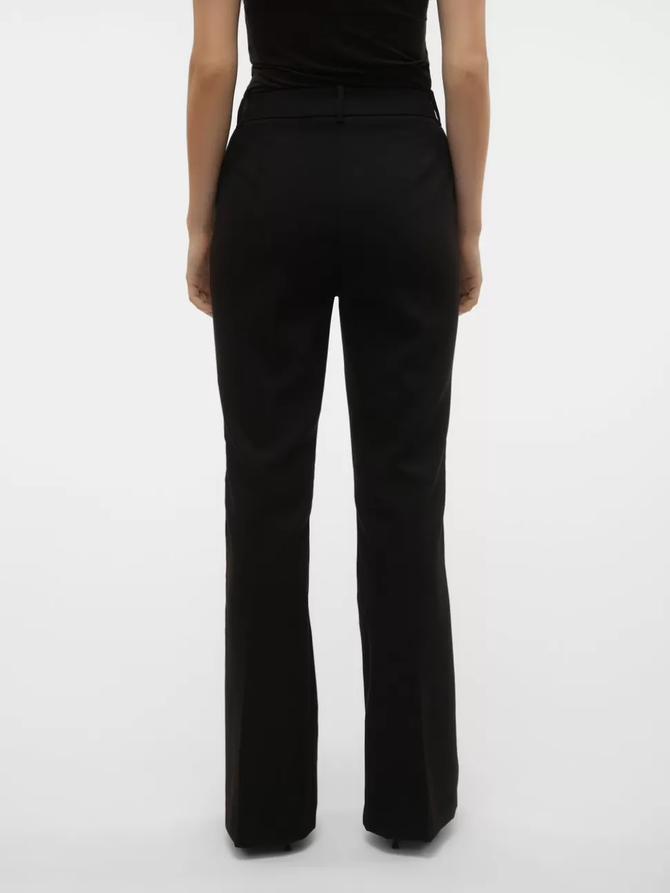 Byxor^VERO MODA VMBEATE Hög Midja Byxor Black