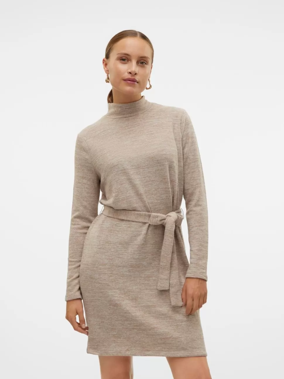 Klänningar^VERO MODA VMBELLA Kort Klänning Silver Mink