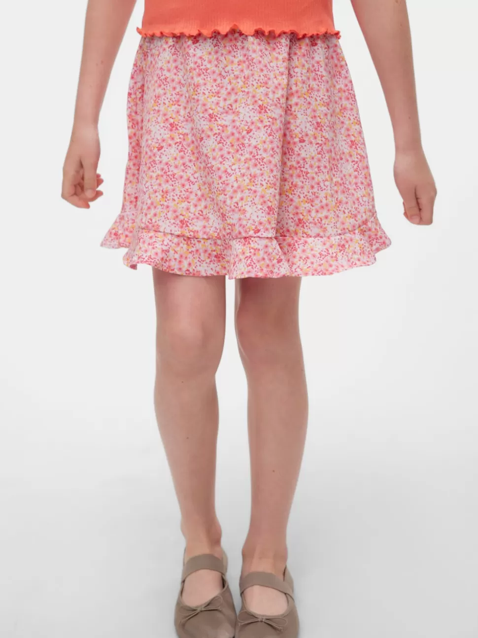 Kjolar | Underdelar^VERO MODA VMBLANCA Normal Midja Kort Kjol Orchid Bloom