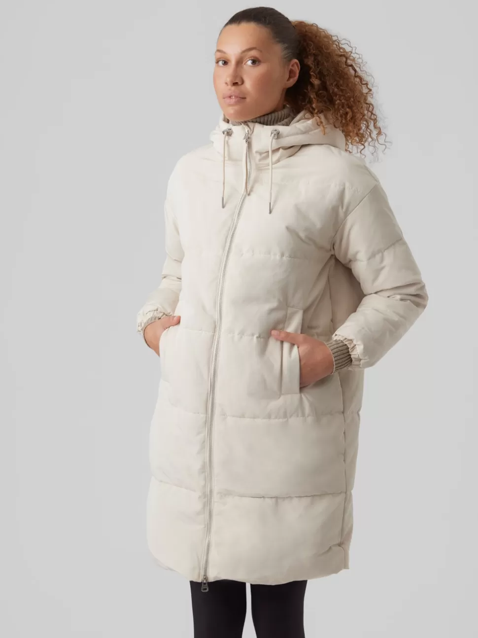 Jackor^VERO MODA VMBLESS Dun Rock Oatmeal