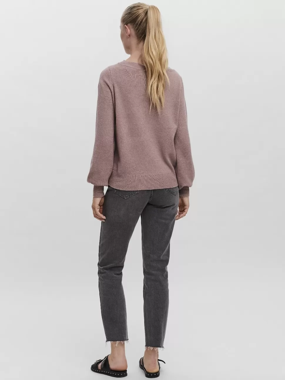 Stickat^VERO MODA VMBRILLIANT Pullover Woodrose