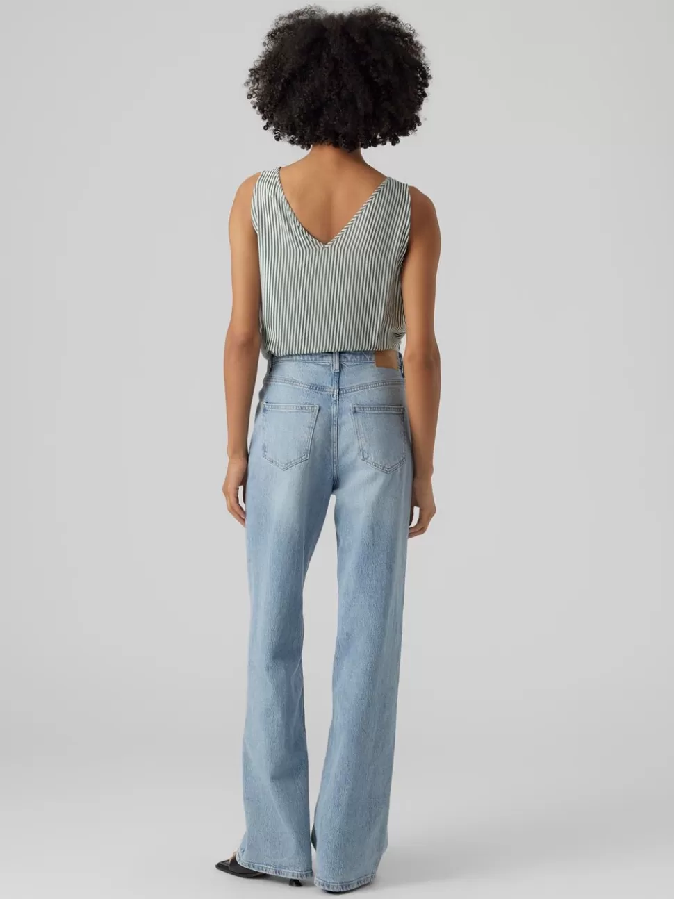 Basics | Toppar^VERO MODA VMBUMPY Topp Snow White